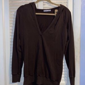 Splendid v neck hoodie